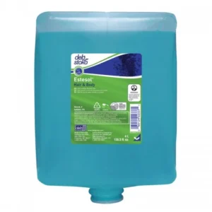 DEB Estesol Hair & Body Shower Gel Blue 4 Cartridges (HAB4L)