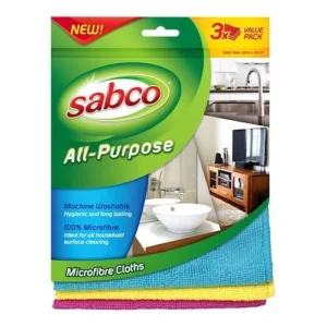 SABCO All Purpose Microfibre Cloths