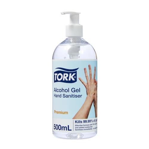 Tork Alcohol Gel Counter Bottle With Pump 12 x 500ml
